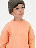 Pure Cotton Discover Slogan Sweatshirt (2-8 Yrs)