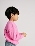 Pure Cotton Graphic Sweatshirt (2-16 Yrs)