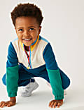 Colour Block Fleece Top (2-7 Yrs)