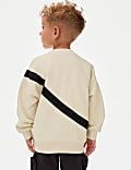 Cotton Rich Monster Bag Sweatshirt (2-8 Yrs)