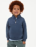 Sweatshirt aus reiner Baumwolle (2–8 Jahre)