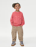Sweat 100&nbsp;% coton avec texte 32 (du 2 au 8&nbsp;ans)