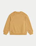 Sweat-shirt 100&nbsp;% coton côtelé (du 2&nbsp;au 8&nbsp;ans)