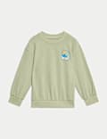 Sweat à motif récif graphique 100 % coton (du 2 au 8 ans)