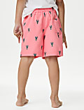 Embroidered Swim Shorts (2-8 Yrs)