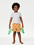 Embroidered Swim Shorts (2-8 Yrs)