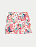 Hibiscus Print Swim Shorts (2-8 Yrs)