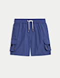 Cargo-Schwimm-Shorts aus Denim (2–8&nbsp;J.)