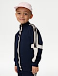 2-tlg. Set bestehend aus Sweatshirt mit Reißverschluss und Jogginghose im Set (2–16 J.)