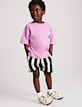 2 Piece Pure Cotton Graphic Top & Bottom Outfit (2-8 Yrs)