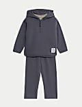 Ensemble 3&nbsp;pièces en coton avec top et bas (du 2&nbsp;au 8&nbsp;ans)