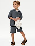 2pc Pure Cotton Top and Shorts Set (2-8 Yrs)