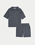 2pc Pure Cotton Top and Shorts Set (2-8 Yrs)