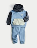 Ensemble 2 pièces en coton avec top à capuche et bas en coton du 2 au 8 ans)