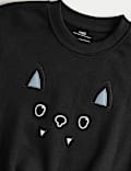 2pc Cotton Rich Halloween Bat Outfit (2-8 Yrs)