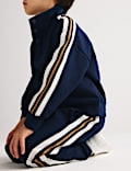 2 Piece Cotton Blend Side Taped Outfit (2-8 Yrs)