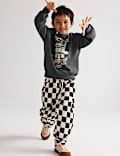Cotton Rich Halloween Patterned Top & Bottom Outfit (2-8 Yrs)