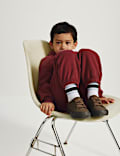 Pakaian 2 Potong Sweatshirt Rugby Bahan Katun (2-8 Thn)