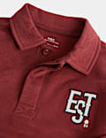 Pakaian 2 Potong Sweatshirt Rugby Bahan Katun (2-8 Thn)