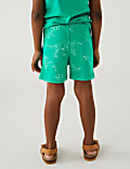 Cotton Rich Dinosaur Shorts (2-8 Yrs)