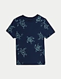 Pure Cotton Turtle Print T-Shirt (2-8 Yrs)