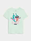 Pure Cotton Stay Chilled Slogan T-Shirt (2-8 Yrs)