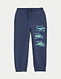 Cotton Rich Dinosaur Joggers (2-8 Yrs)