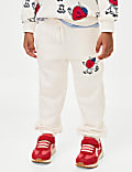 Cotton Rich Apple Print Joggers (2-8 Yrs)