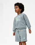 Cotton Rich Graphic Shorts (2-8 Yrs)