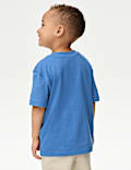 Pure Cotton Slogan T-Shirt (2-8 Yrs)