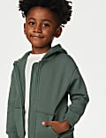 Cotton Rich Zip Hoodie (2-8 Yrs)