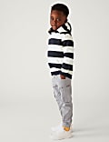 Pure Cotton Striped Hoodie (2-8 Yrs)