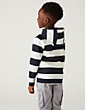 Pure Cotton Striped Hoodie (2-8 Yrs)