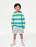 Pure Cotton Stripe Hoodie (2-8 Yrs)