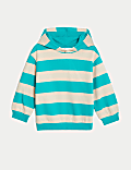 Pure Cotton Stripe Hoodie (2-8 Yrs)