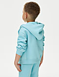 Cotton Rich Turtle Zip Hoodie (2-8 Yrs)