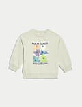 Sudadera de algodón con texto Good Times (2-8&nbsp;años)