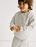 Sweatshirt mit hohem Baumwollanteil (2–8 J.)