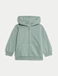 Cotton Rich Zip Hoodie (2-8 Yrs)