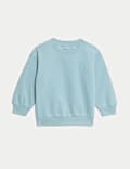 Sudadera de algodón con texto Smile (2-8 años)