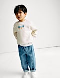 Sweat en coton à motif graphique Surf (du 2 au 8 ans)