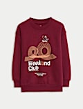 Sweat en coton à motif graphique (du 2 au 8 ans)