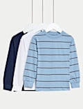 3pk Pure Cotton T-Shirt (2-8 Yrs)