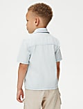 2pc Pure Cotton Shirt & T-Shirt Set (2-8 Yrs)