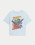 T-shirt Hot Wheels™ με δεινόσαυρο από 100% βαμβάκι (2-8 ετών)