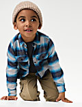 2pc Cotton Rich Checked Shirt & T-Shirt Set (2-8 Yrs)