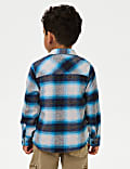 2pc Cotton Rich Checked Shirt & T-Shirt Set (2-8 Yrs)