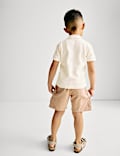 Pure Cotton Textured Knitted Shirt (2-8 Yrs)