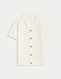 Pure Cotton Textured Knitted Shirt (2-8 Yrs)