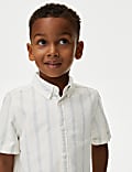 Pure Cotton Striped Shirt (2-8 Yrs)